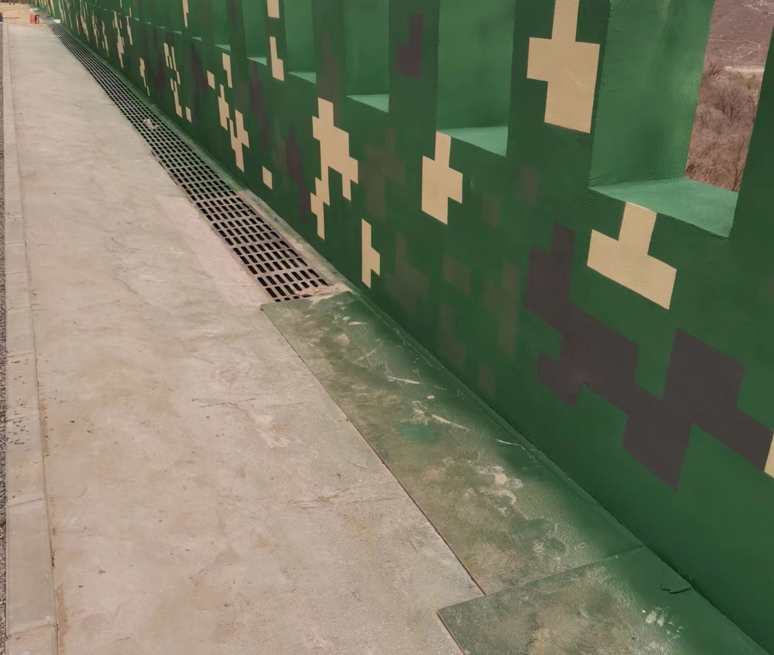 阿勒泰围墙迷彩喷涂,数迷彩漆