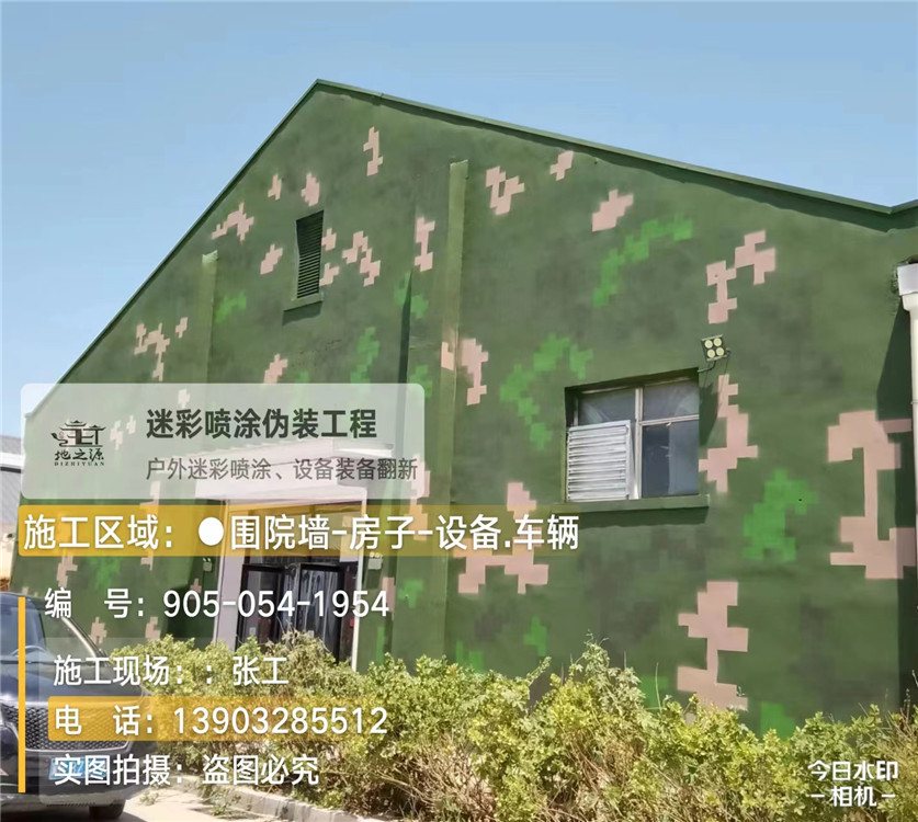 阿勒泰外墙数码迷彩漆施工报价清单（100㎡标准墙面测算）